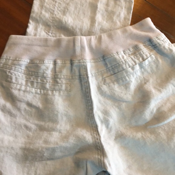 Soft Surroundings Gray Pants Size PS 100% Ramie Color is Soft Gray - Picture 6 of 10